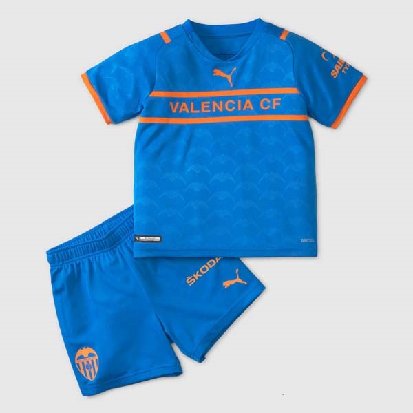 Ausweichtrikot Valencia Kinder 2021-2022 Günstige Fußballtrikots